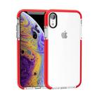 For iPhone X / XS Highly Transparent Soft TPU Case (Red) - 1