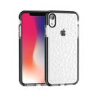Diamond Texture TPU Case for iPhone XR(Black) - 1