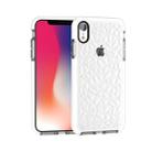 Diamond Texture TPU Case for iPhone XR(White) - 1