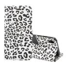 For iPhone XR Leopard Pattern Horizontal Flip Leather Case with Holder & Card Slots(White) - 1