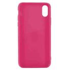 For iPhone X / XS Candy Color TPU Case(Magenta) - 3