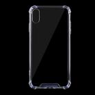 For iPhone X / XS 0.75mm Dropproof Transparent TPU Case - 1