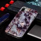 For iPhone XS Max Marble Pattern Soft TPU Case (Grey) - 1