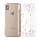 For iPhone XS Max Epoxy Sky Pattern Soft Case (Transparent Sequins) - 1