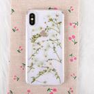 Floral Pattern Soft Case For  iPhone XS Max  6.5 inch(Green) - 1