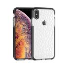 Diamond Texture TPU Case for  iPhone XS Max(Black) - 1