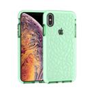 Diamond Texture TPU Case for  iPhone XS Max(Green) - 1