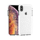 For iPhone XS Max Diamond Texture TPU Case(White) - 1