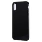 For iPhone XS Max Candy Color TPU Case(Black) - 1