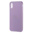 Candy Color TPU Case for iPhone XS Max(Light Purple) - 1