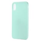 Candy Color TPU Case for iPhone XS Max(Mint Green) - 1