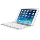 2 in 1 For iPad Air 2 Foldable Adjustable (0 - 135 Degrees) Aluminium Alloy Tablet Tablet Case Holder + Slim Bluetooth V3.0 Keyboard with 7 Colors LED Backlights & Intelligent Inductive Switch Function, Operation Distance: within 10m(Silver) - 7