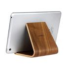 SamDi Artistic Wood Grain Walnut Desktop Holder Stand DOCK Cradle, For Xiaomi, iPhone, Samsung, HTC, LG, iPad and other Tablets(Coffee) - 1