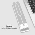 YMB1028 Portable Folding Desktop Holder Bracket for Laptop / Tablet(Silver) - 6
