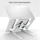YMB1028 Portable Folding Desktop Holder Bracket for Laptop / Tablet(Silver) - 8