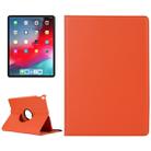 Litchi Texture Horizontal Flip 360 Degrees Rotation Leather Case for iPad Pro 11 inch (2018)，with Holder (Orange) - 1