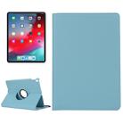 Litchi Texture Horizontal Flip 360 Degrees Rotation Leather Case for iPad Pro 11 inch (2018)，with Holder (Baby Blue) - 1