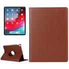 Litchi Texture Horizontal Flip 360 Degrees Rotation Leather Case for iPad Pro 11 inch (2018)，with Holder (Brown) - 1