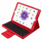 IP071 for iPad Pro 9.7 inch / iPad Air 2 / iPad Air /iPad 9.7 (2018) & iPad 9.7 (2017) Separable ABS Bluetooth Keyboard + Litchi Texture Horizontal Flip Leather Tablet Case with Holder(Red) - 1