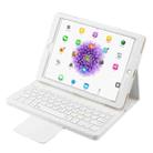 IP071 for iPad Pro 9.7 inch / iPad Air 2 / iPad Air /iPad 9.7 (2018) & iPad 9.7 (2017) Separable ABS Bluetooth Keyboard + Litchi Texture Horizontal Flip Leather Tablet Case with Holder(White) - 1