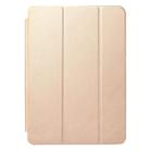 Horizontal Flip Solid Color Leather Case for iPad Pro 12.9 inch (2018), with Three-folding Holder & Wake-up / Sleep Function(Gold) - 2