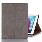 Retro Book Style Horizontal Flip PU Leather Case for iPad Pro 12.9 inch (2018), with Holder & Card Slots & Wallet (Grey) - 1