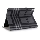 Plaid Texture Horizontal Flip PU Leather Case for iPad Pro 12.9 inch (2018), with Holder & Card Slots & Wallet (Grey) - 5