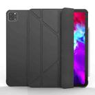 Multi-folding TPU Leather Tablet Case for iPad Pro 11 2022 / 2021 / 2020 / 2018 (Black) - 1