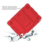 Full Coverage Silicone Shockproof Case for iPad Pro 11 inch (2018), with Adjustable Holder (Red) - 7