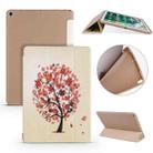 Maple Pattern Horizontal Flip PU Leather Case for iPad Air 2019 / Pro 10.5 inch, with Three-folding Holder & Honeycomb TPU Cover - 1