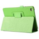 Litchi Texture Horizontal Flip PU Leather Protective Case with Holder for iPad Mini 2019 (Green) - 1