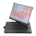 360 Degrees Rotation Colored Backlight Bluetooth Keyboard with ABS Tablet Case for iPad Pro 11 (2018)(Black) - 1