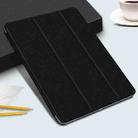 Horizontal Flip Ultra-thin Double-sided Clip Magnetic PU Leather Case for iPad Pro 12.9 2022 / 2021 / 2020 / 2018, with Three-folding Holder & Sleep / Wake-up Function(Black) - 2