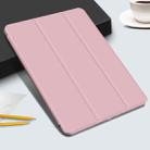 Horizontal Flip Ultra-thin Double-sided Clip Magnetic PU Leather Case for iPad Pro 12.9 2022 / 2021 / 2020 / 2018, with Three-folding Holder & Sleep / Wake-up Function(Rose Gold) - 2