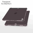 Highly Transparent TPU Full Thicken Corners Shockproof Protective Case for iPad Pro 11 (2018)(Black) - 2