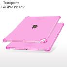 Highly Transparent TPU Full Thicken Corners Shockproof Protective Case for iPad Pro 12.9 (2017) & (2015) (Pink) - 2