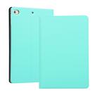 Elastic Force Leather TPU Horizontal Flip Leather Case for iPad Mini 2019 & Mini 4, with Holder (Green) - 1