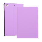 Elastic Force Leather TPU Horizontal Flip Leather Case for iPad Mini 2019 & Mini 4, with Holder (Purple) - 1