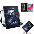 Wolf and Dog Pattern Horizontal Flip Leather Case for iPad Mini (2019) / 4 / 3 / 2 / 1, with Holder & Card Slot & Wallet - 1
