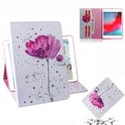 Purple Orchids Pattern Horizontal Flip Leather Case for iPad Mini (2019) / 4 / 3 / 2 / 1, with Holder & Card Slot & Wallet - 1