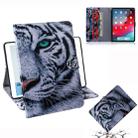 Tiger Pattern Horizontal Flip Leather Case for  iPad Pro 11 inch (2018), with Holder & Card Slot & Wallet - 1