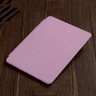 Three-folding Horizontal Flip Leather Case for iPad Air (2019), with Holder (Pink) - 2