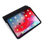 For iPad Pro 11 (2020) PC + PU Leather Tablet Case with Three-folding Holder(Navy Blue) - 6