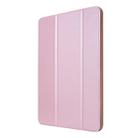 For iPad Pro 11 (2020) PC + PU Leather Tablet Case with Three-folding Holder(Rose Gold) - 2