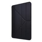 For iPad Pro 11 (2020) TPU Horizontal Deformation Flip Leather Tablet Case with Holder (Black) - 2