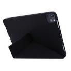 For iPad Pro 11 (2020) TPU Horizontal Deformation Flip Leather Tablet Case with Holder (Black) - 3