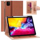 For iPad Pro 11 (2020) Retro Texture PU + TPU Horizontal Flip Leather Tablet Case with Holder & Card Slots & Hand Strap (Brown) - 1
