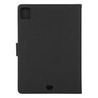 For iPad Pro 12.9 2020 GOOSPERY FANCY DIARY Cross Texture Leather Tablet Case with Holder & Card slots & Wallet (Black) - 3