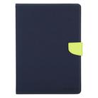 For iPad Pro 12.9 2020 GOOSPERY FANCY DIARY Cross Texture Leather Tablet Case with Holder & Card slots & Wallet (Navy Blue) - 2