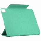 For iPad Pro 11 2022 / 2021 / 2020 / 2018 / Air 2020 10.9 Horizontal Flip Ultra-thin Fixed Buckle Magnetic PU Leather Tablet Case With Three-folding Holder & Sleep / Wake-up Function(Light Green) - 6